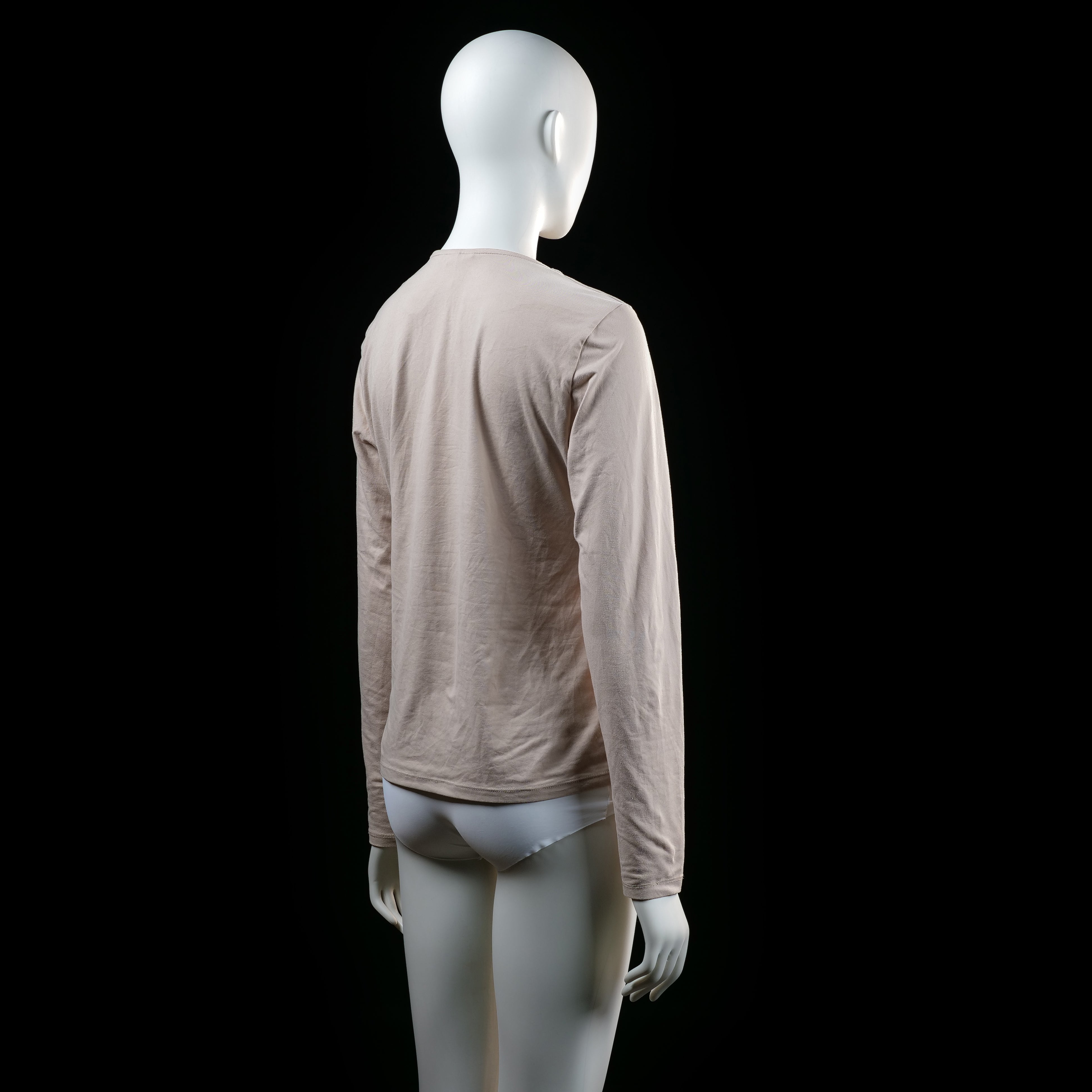 H&M - long-sleeve top - Ivory - (Storlek: L)
