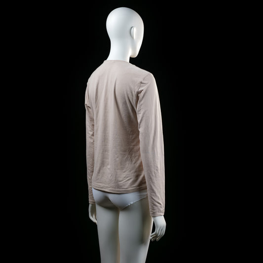 H&M - long-sleeve top - Ivory - (Storlek: L)