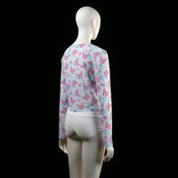 Asos Design - long-sleeve top - Light Blue, Pink - (Storlek: 42)