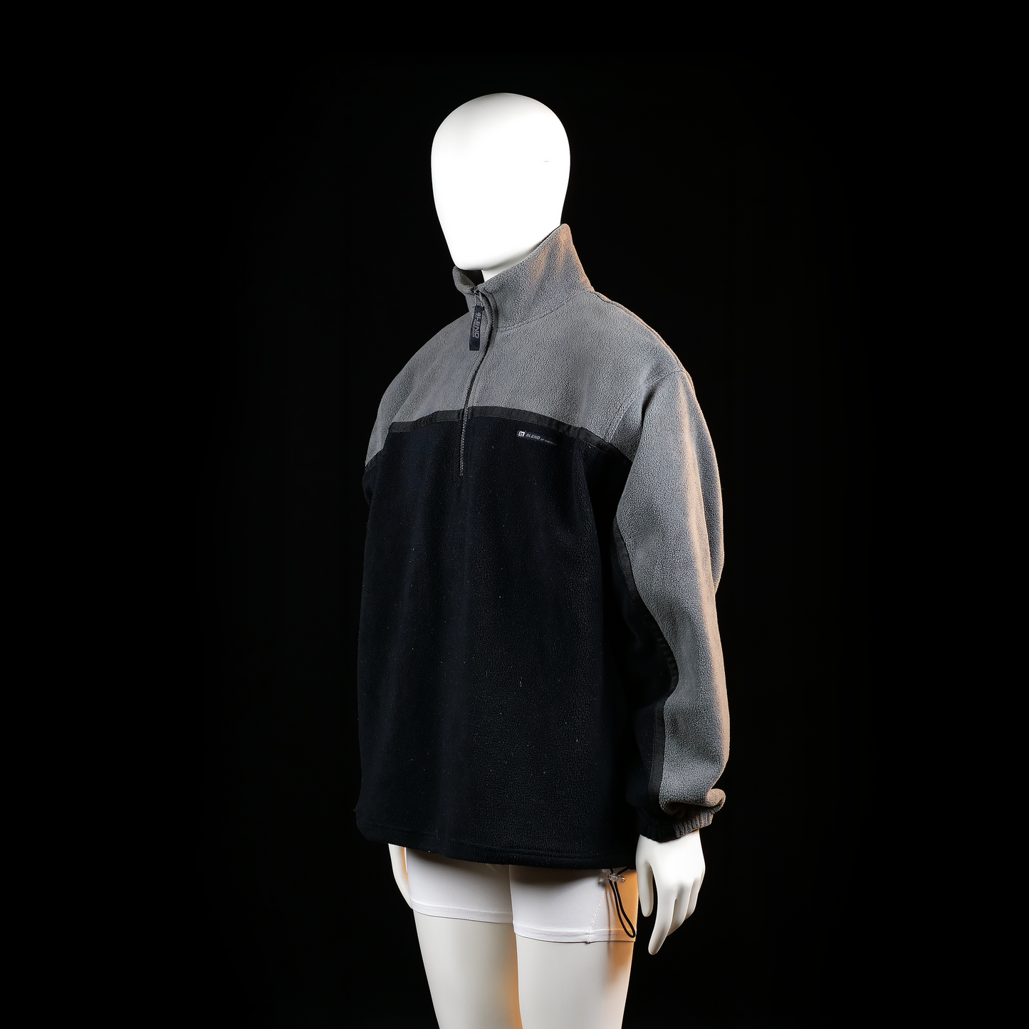 Blend - fleece jacket - Black, Gray - (Storlek: L)