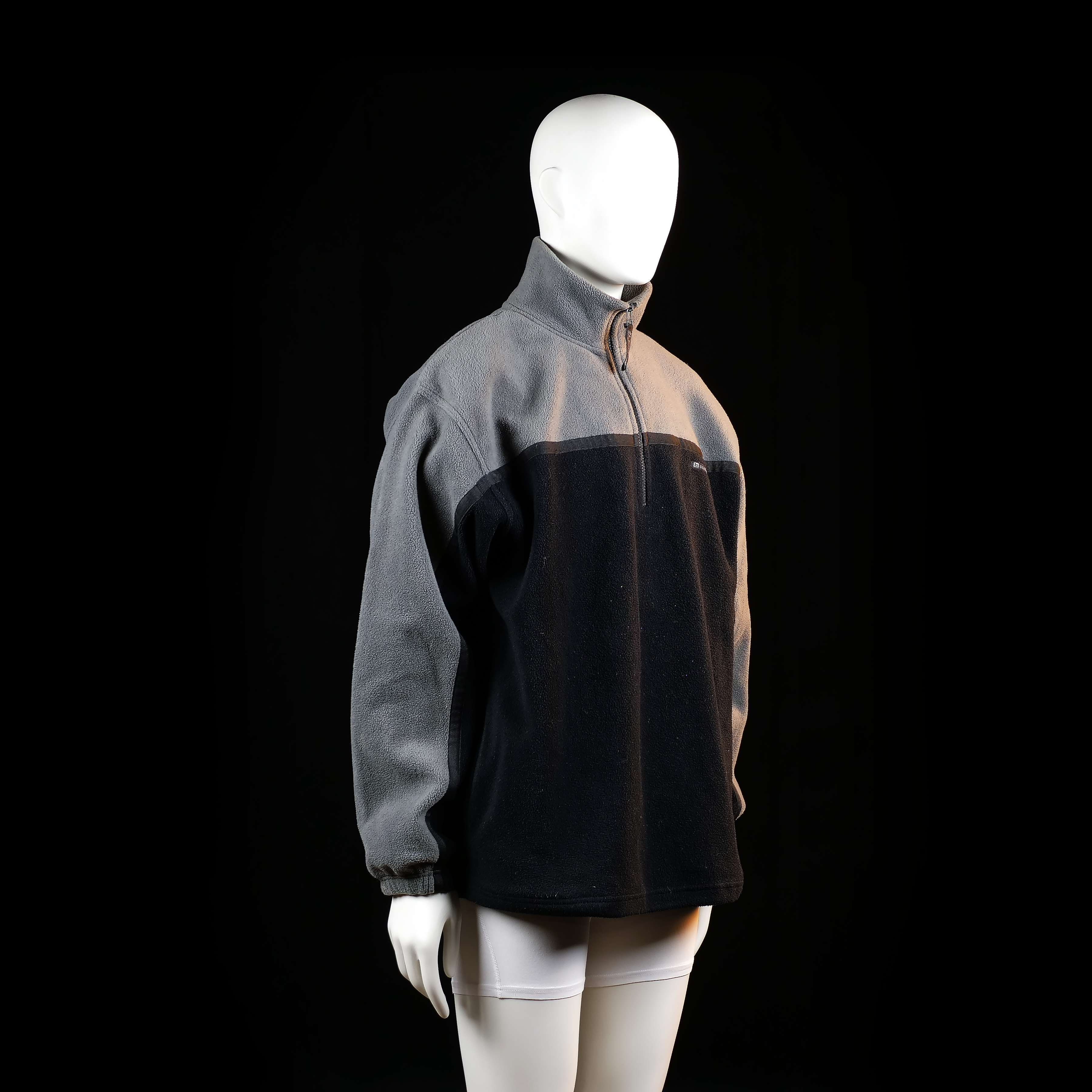 Blend - fleece jacket - Black, Gray - (Storlek: L)