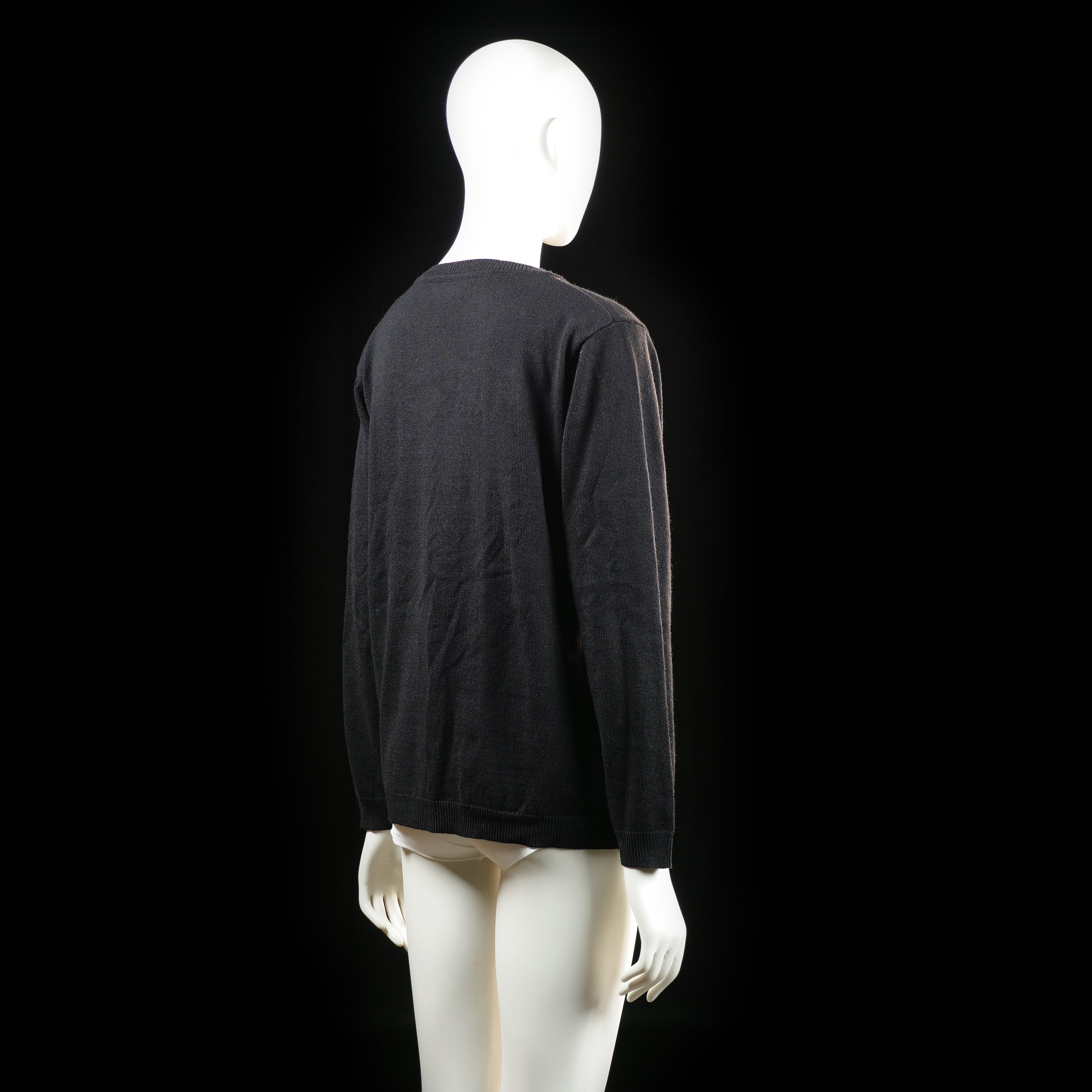 Mud Flower - sweater - Black, Pink - (Storlek: L, XL)