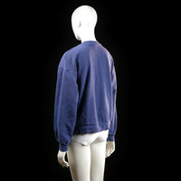 Gina Tricot - sweatshirt - Navy, White - (Storlek: M)