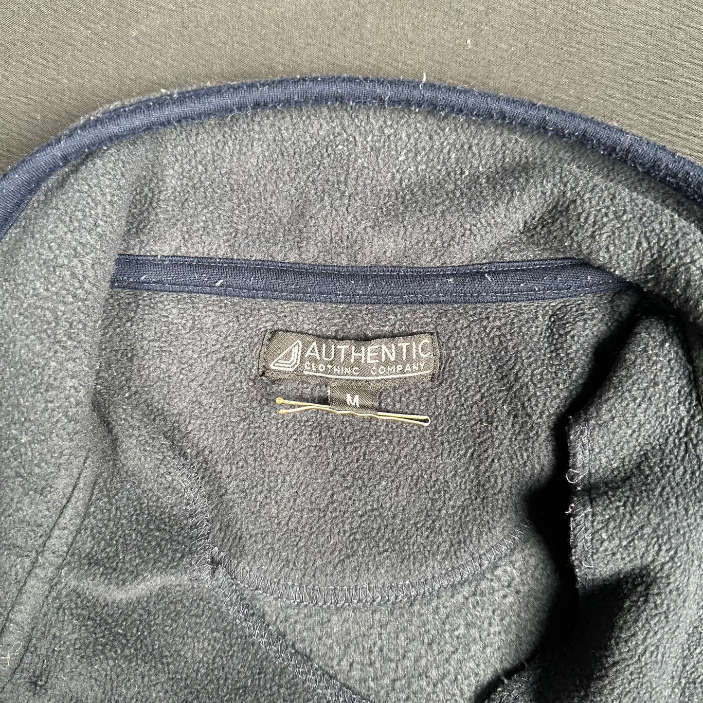 Authentic - sweatshirt - Navy - (Storlek: M)