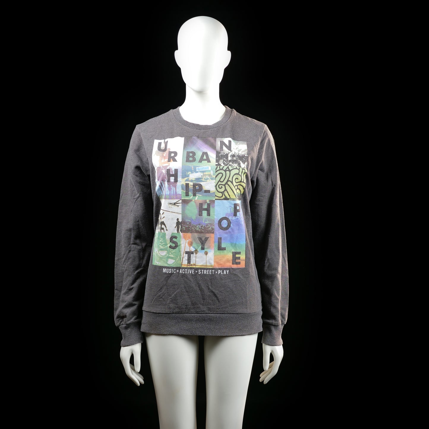 H&M - sweatshirt - MULTICOLORED - (Storlek: 170)
