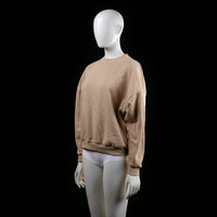 Zink - sweatshirt - Beige - (Storlek: XS)