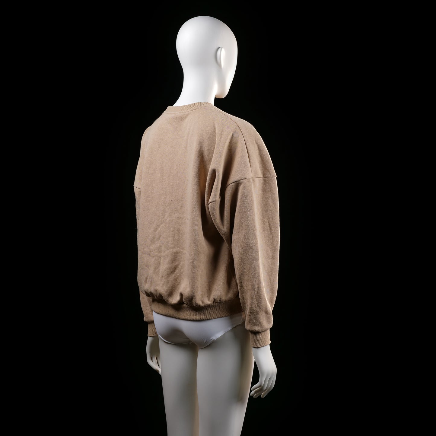 Zink - sweatshirt - Beige - (Storlek: XS)