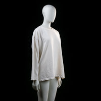 H&M - long-sleeve top - Ivory - (Storlek: M)