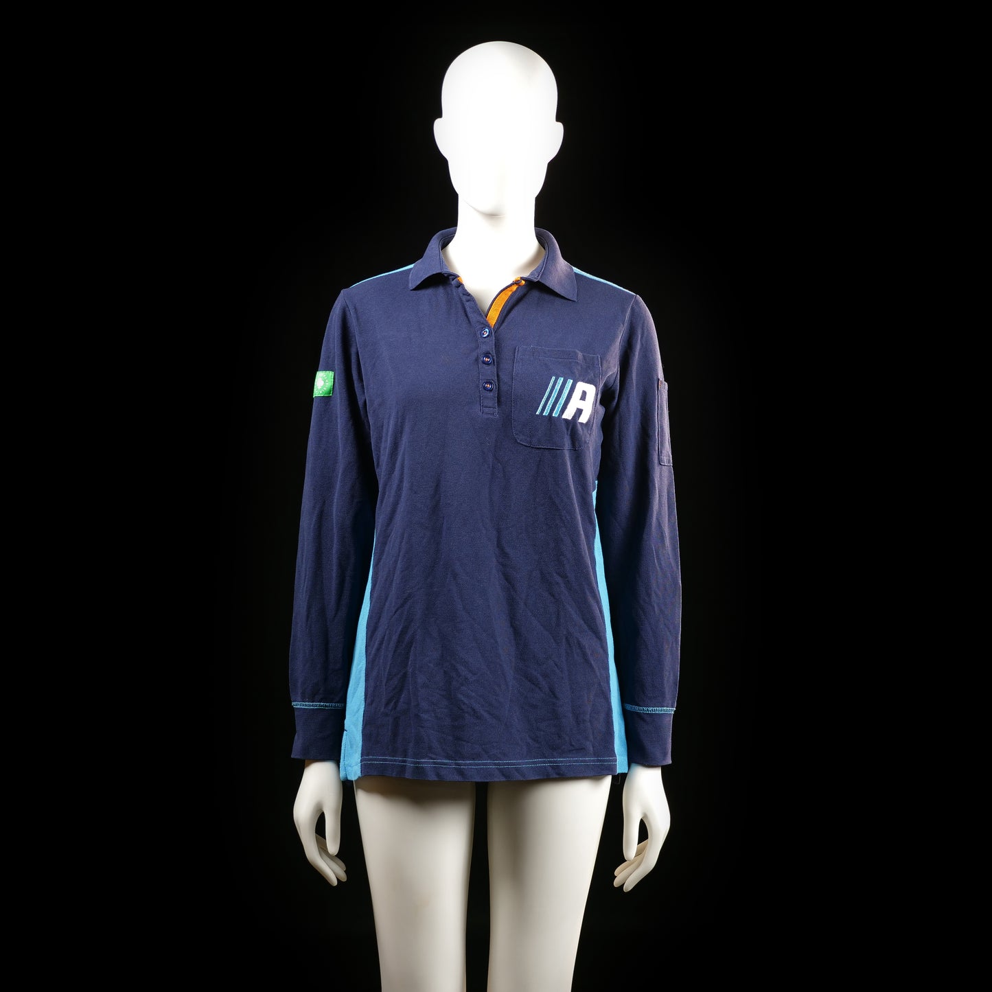 Company Fits - polo - Navy, Light Blue - (Storlek: S)