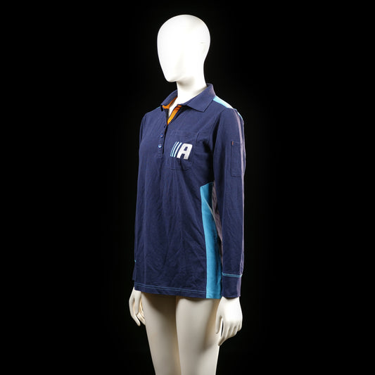 Company Fits - polo - Navy, Light Blue - (Storlek: S)