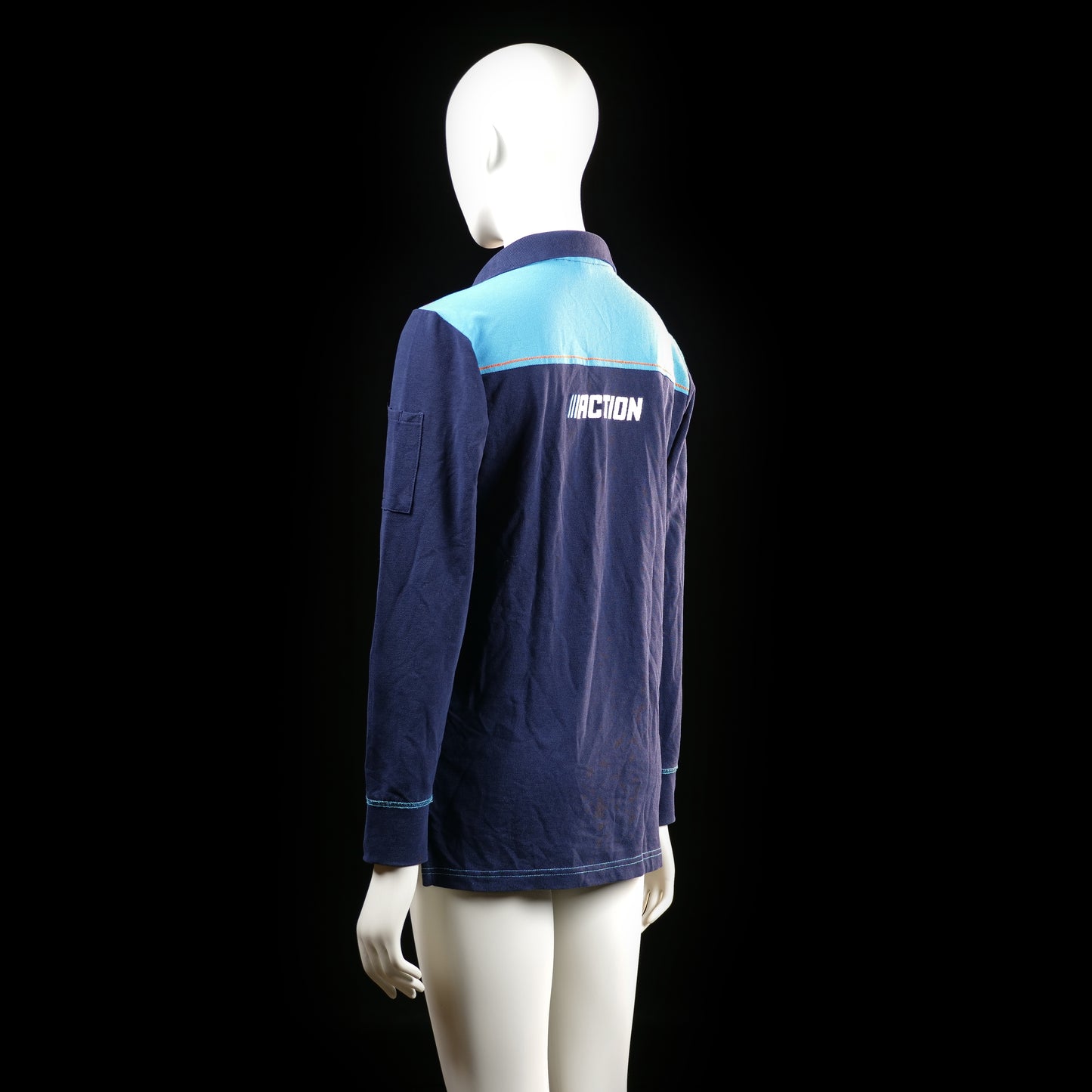 Company Fits - polo - Navy, Light Blue - (Storlek: S)