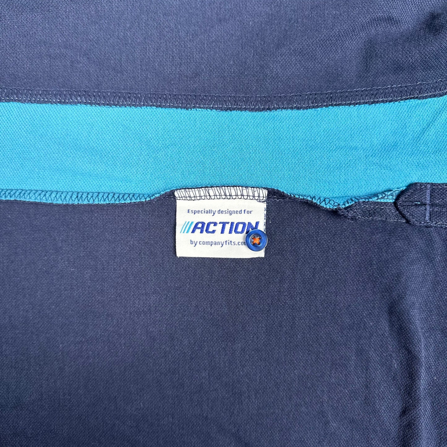 Company Fits - polo - Navy, Light Blue - (Storlek: S)