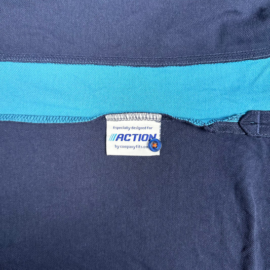 Company Fits - polo - Navy, Light Blue - (Storlek: S)