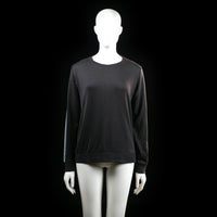 sweatshirt - Black, Light Blue - (Storlek: M)