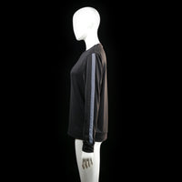 sweatshirt - Black, Light Blue - (Storlek: M)