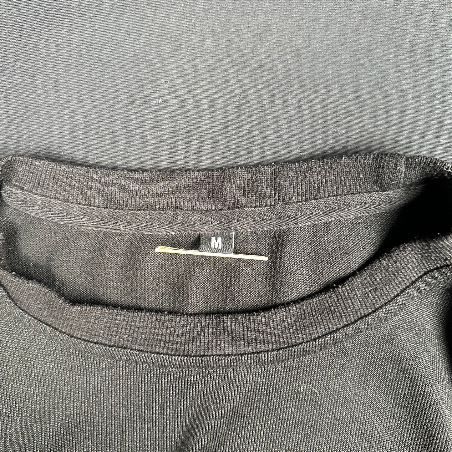 sweatshirt - Black, Light Blue - (Storlek: M)