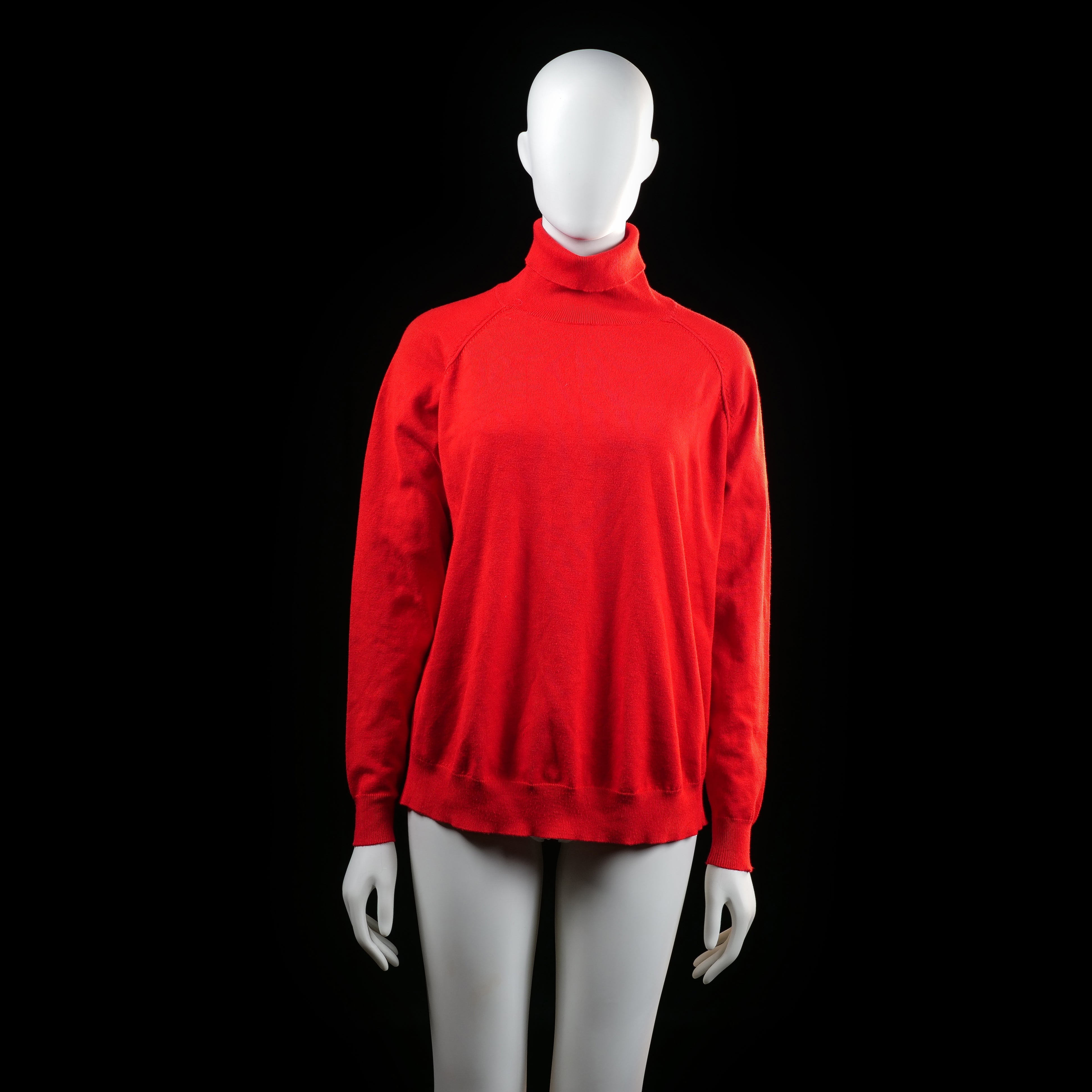 Lindex Holly & Whyte - turtleneck - Red - (Storlek: M)