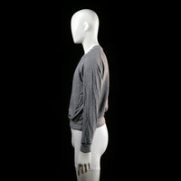 Gina Tricot - sweatshirt - Gray - (Storlek: M)