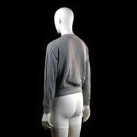 Gina Tricot - sweatshirt - Gray - (Storlek: M)