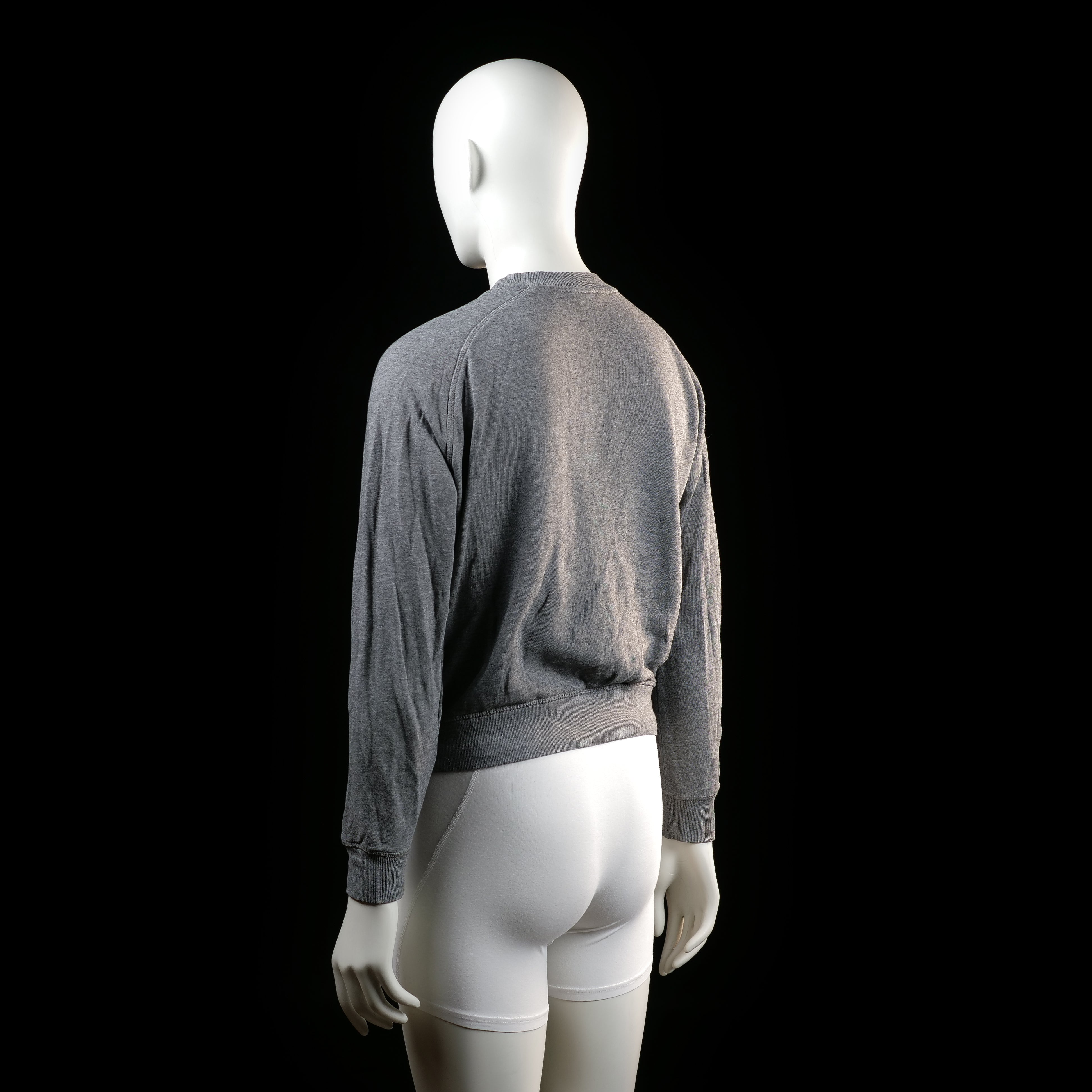 Gina Tricot - sweatshirt - Gray - (Storlek: M)