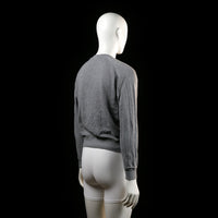 Gina Tricot - sweatshirt - Gray - (Storlek: M)