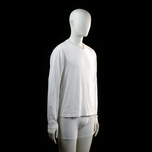 H&M - long-sleeve top - White - (Storlek: XL)