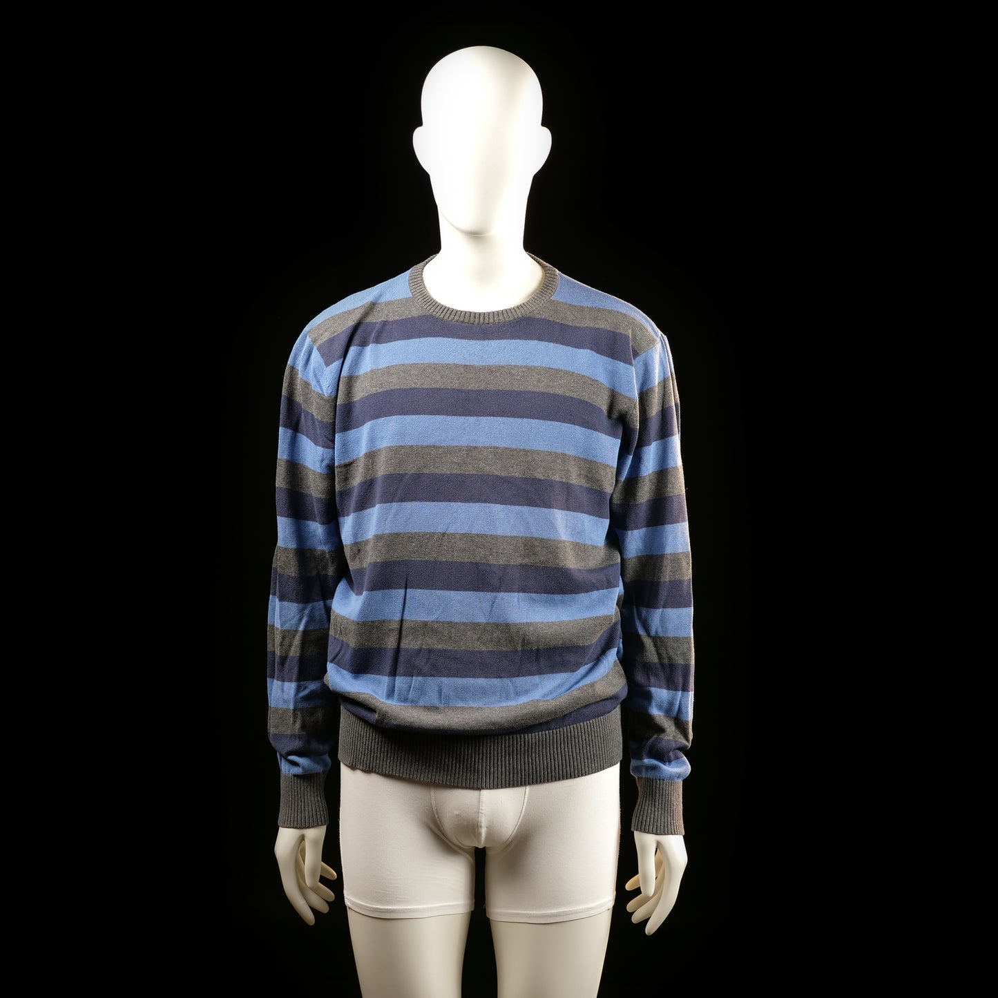 Identity - sweater - Light Blue, Dark Gray - (Storlek: L)