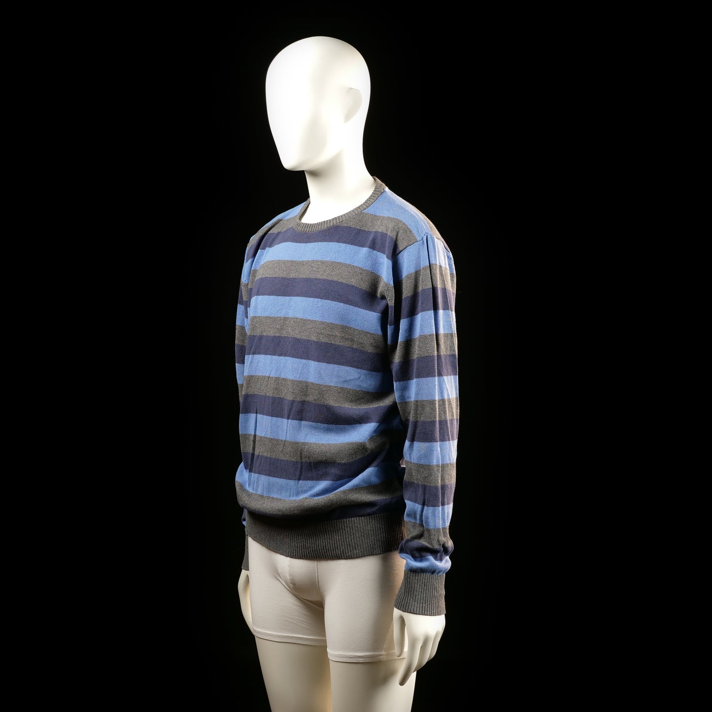 Identity - sweater - Light Blue, Dark Gray - (Storlek: L)