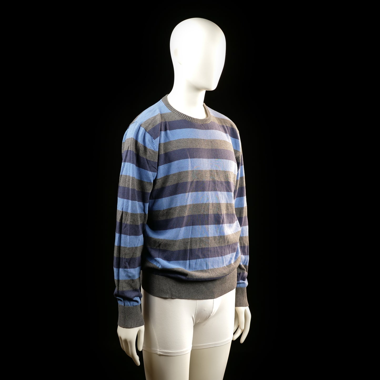 Identity - sweater - Light Blue, Dark Gray - (Storlek: L)