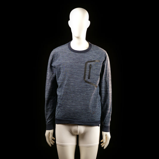 Jack & Jones - sweatshirt - Denim Blue - (Storlek: L)