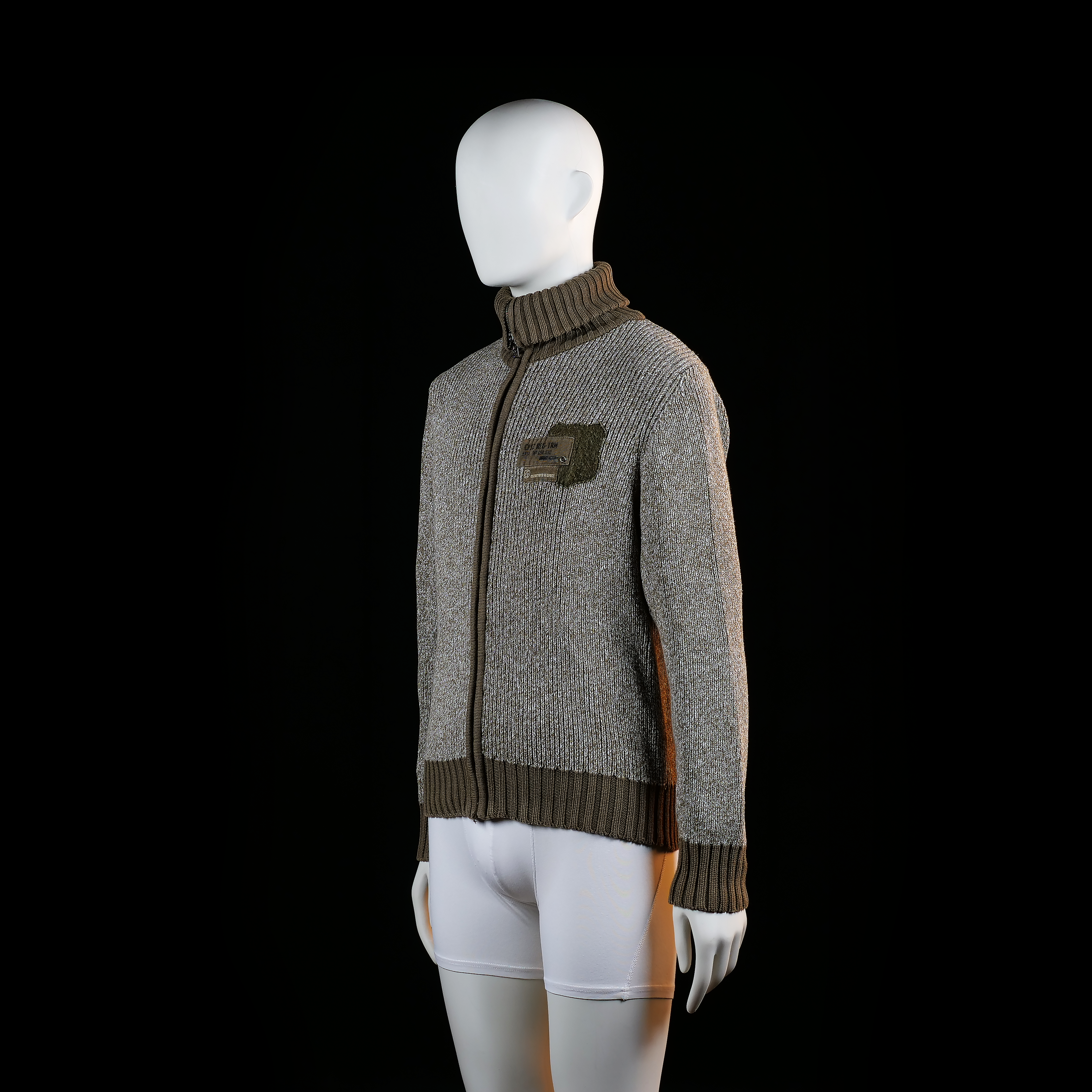 Rough Choice - fleece jacket - Gray, Brown - (Storlek: M)