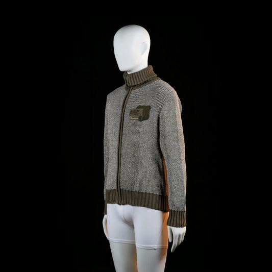 Rough Choice - fleece jacket - Gray, Brown - (Storlek: M)