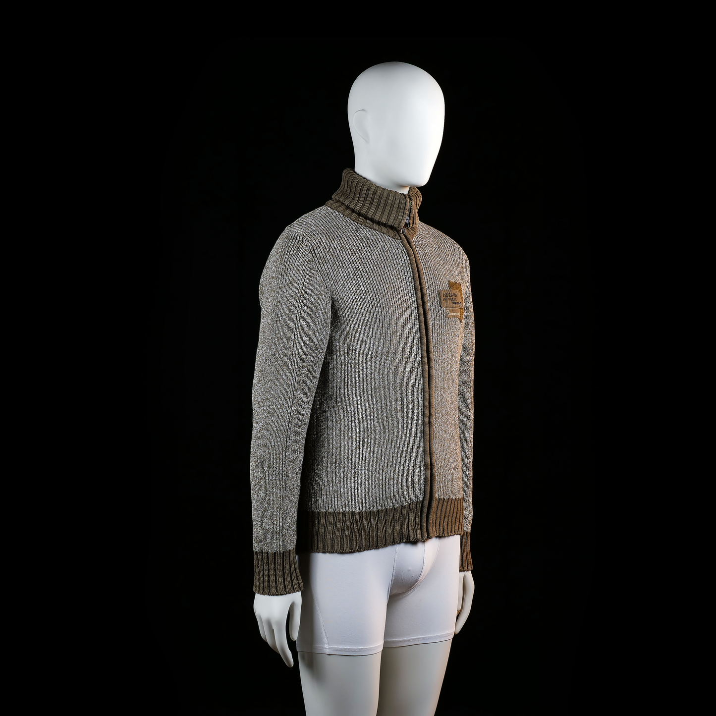 Rough Choice - fleece jacket - Gray, Brown - (Storlek: M)