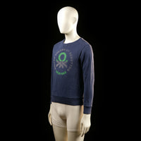 United Colors Of Benetton - sweatshirt - Navy - (Storlek: 3XL)
