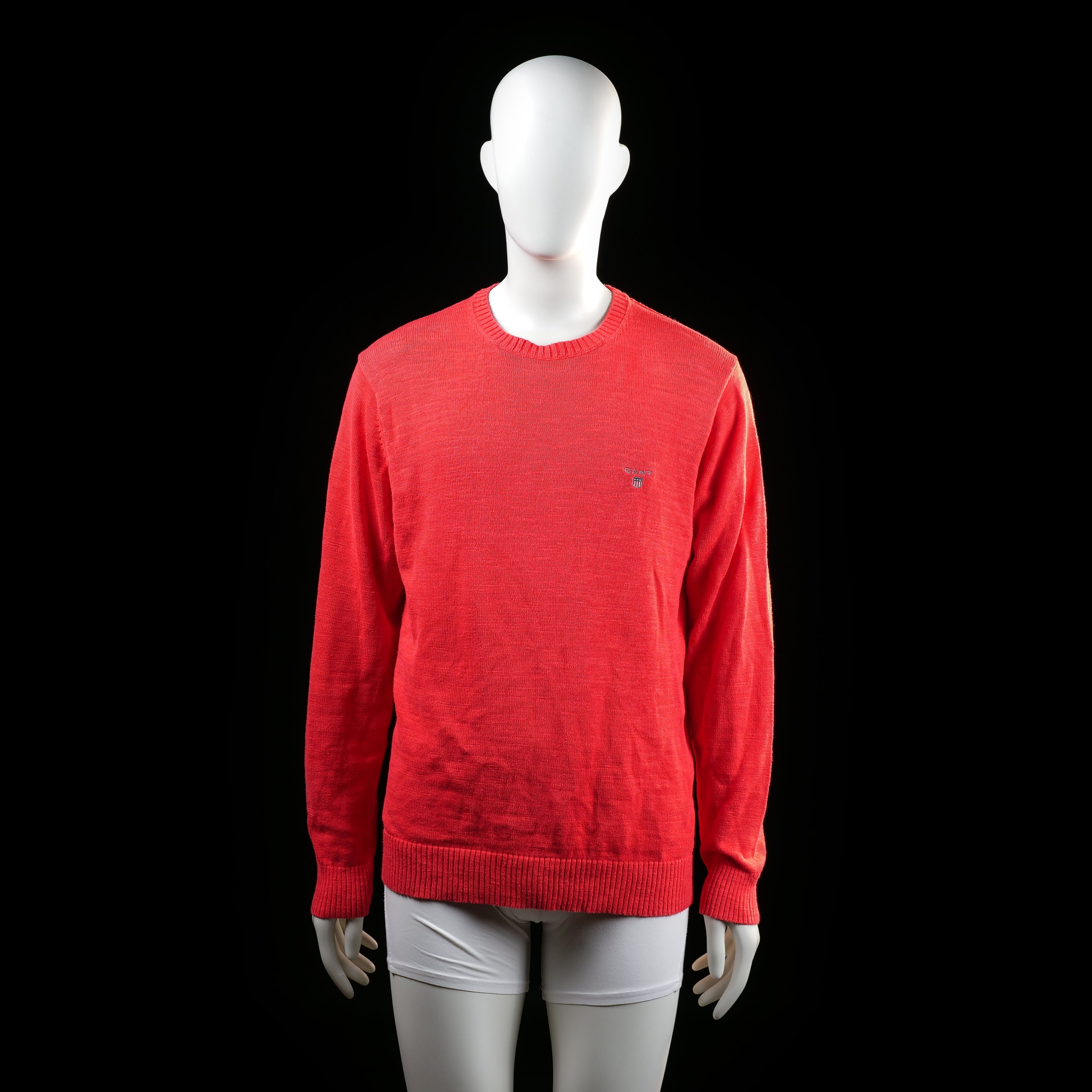 Gant - sweater - Red - (Storlek: M)