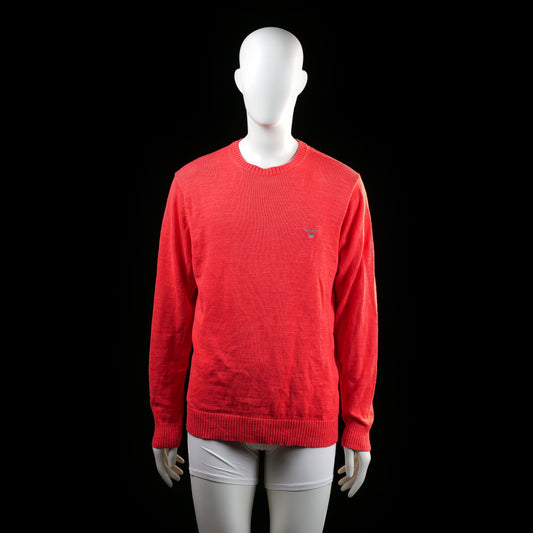 Gant - sweater - Red - (Storlek: M)