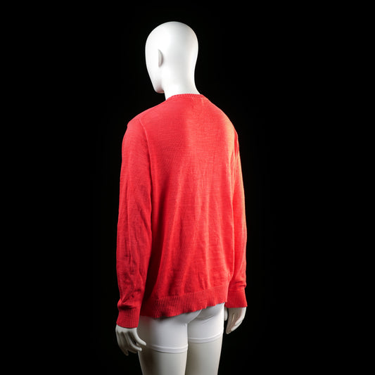 Gant - sweater - Red - (Storlek: M)