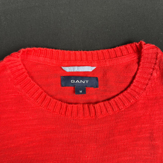 Gant - sweater - Red - (Storlek: M)