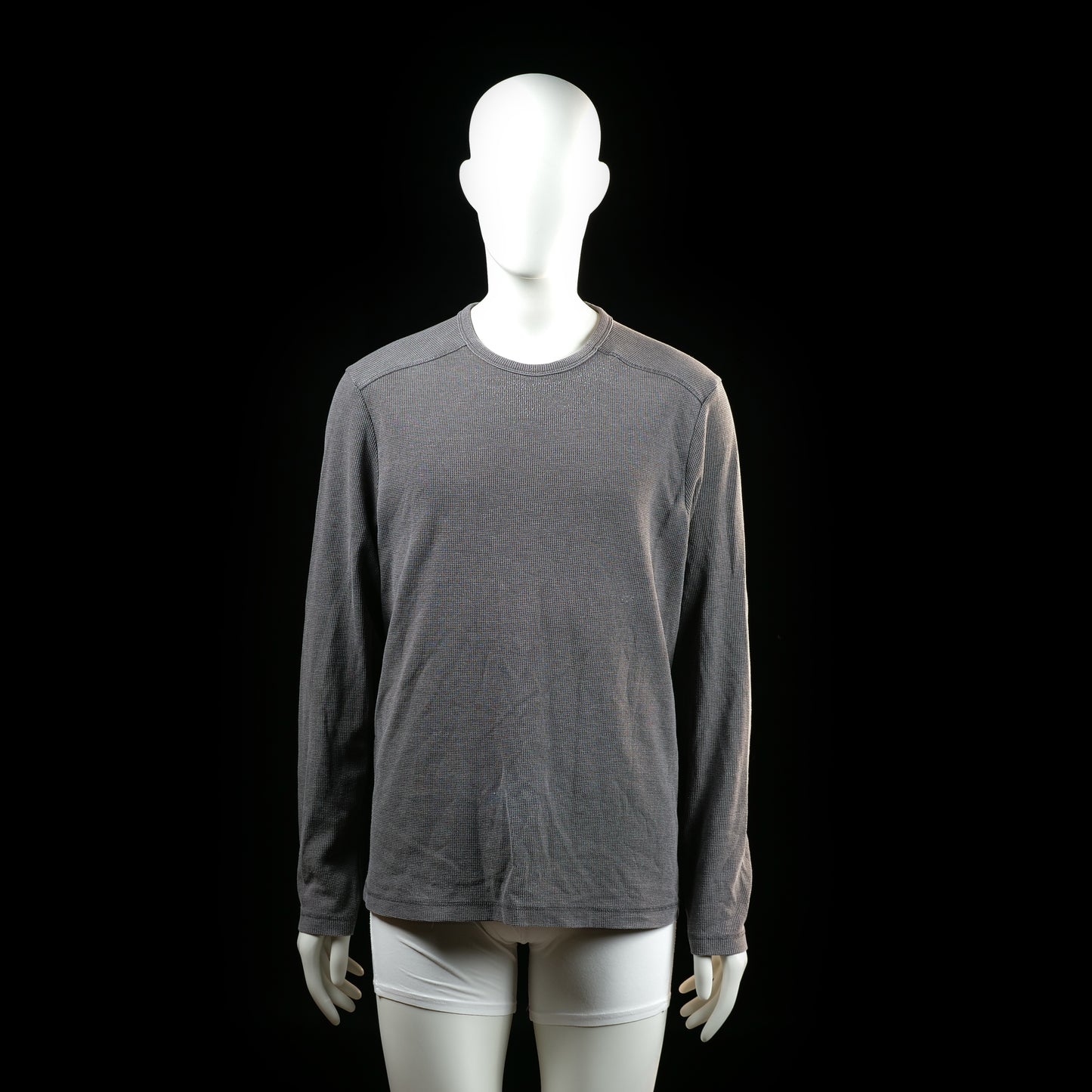 H&M - long-sleeve top - Gray - (Storlek: L)