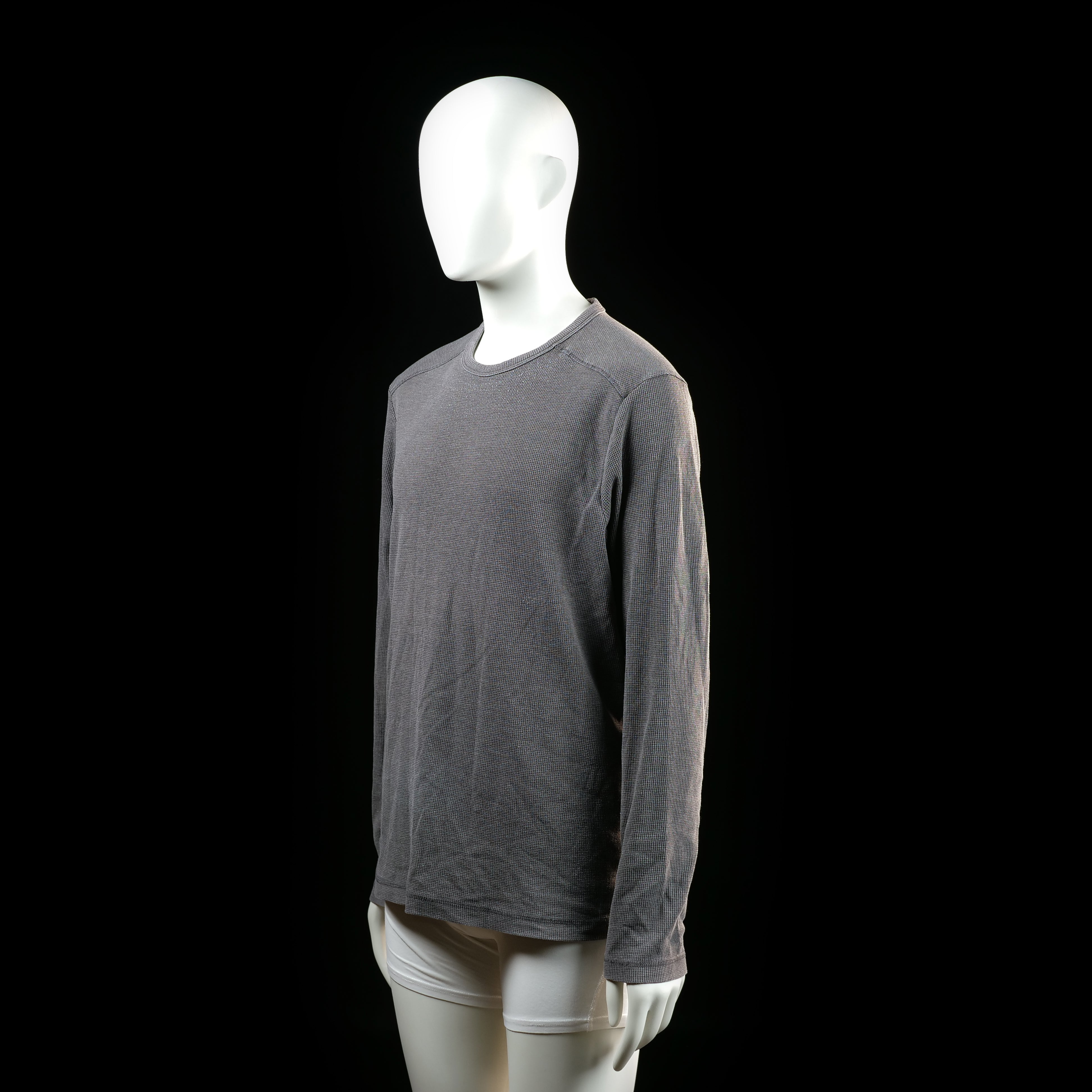 H&M - long-sleeve top - Gray - (Storlek: L)