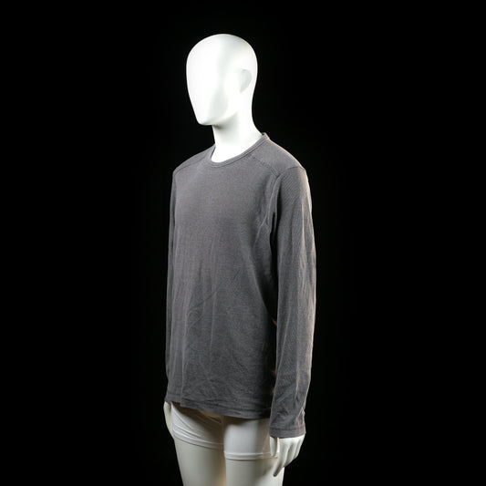 H&M - long-sleeve top - Gray - (Storlek: L)