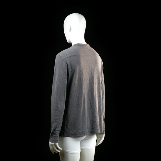 H&M - long-sleeve top - Gray - (Storlek: L)
