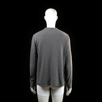 H&M - long-sleeve top - Gray - (Storlek: L)