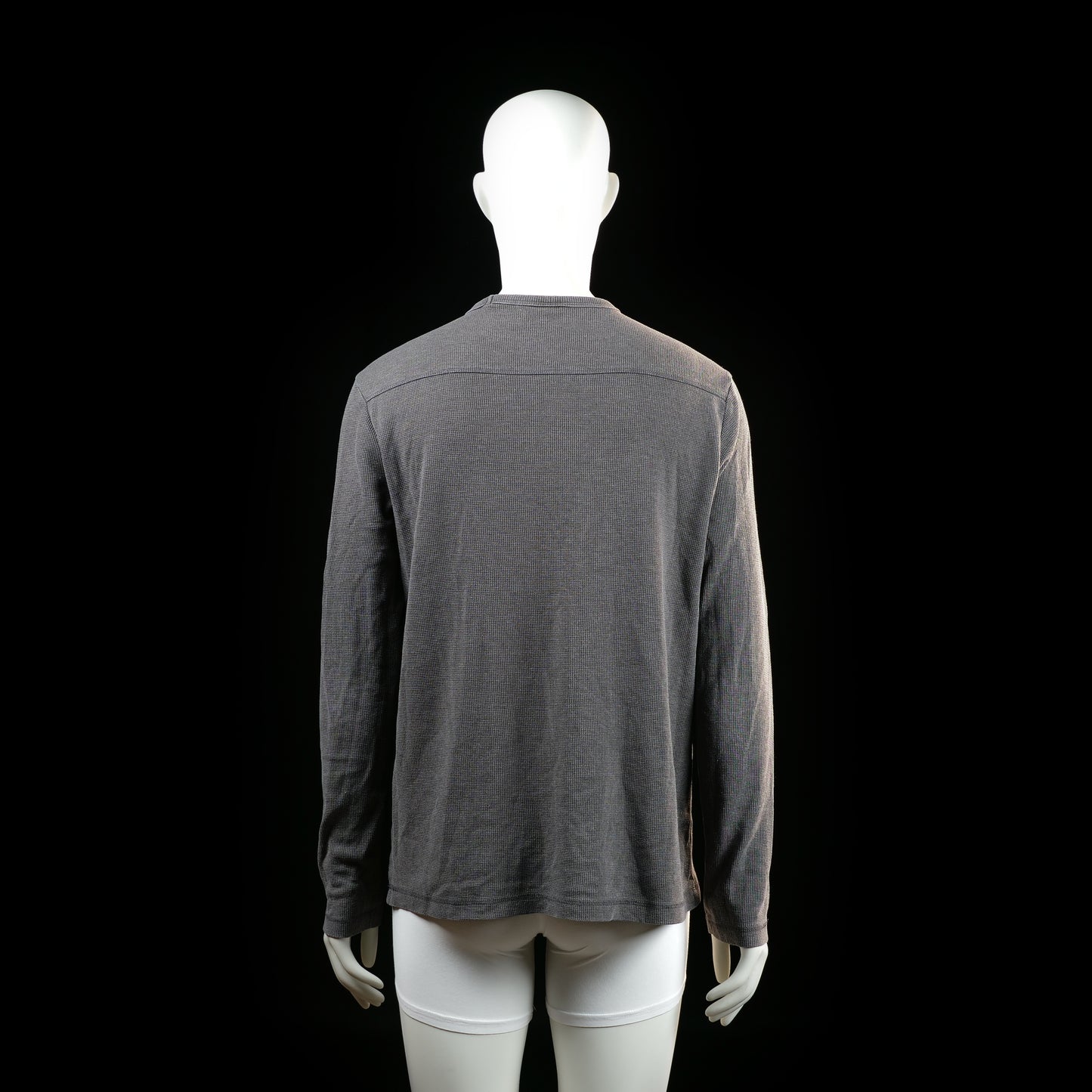 H&M - long-sleeve top - Gray - (Storlek: L)