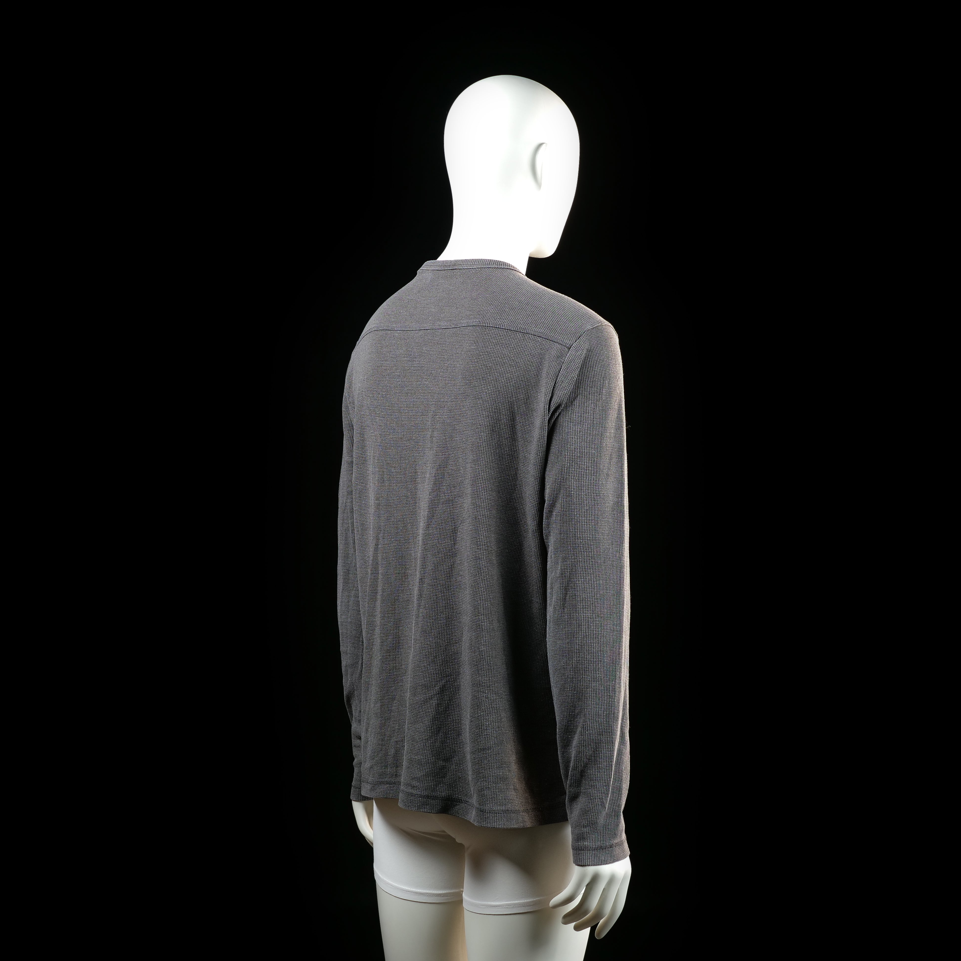 H&M - long-sleeve top - Gray - (Storlek: L)