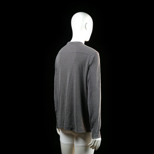 H&M - long-sleeve top - Gray - (Storlek: L)