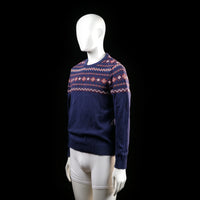Selected Homme - sweater - Navy, Red - (Storlek: S)