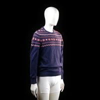 Selected Homme - sweater - Navy, Red - (Storlek: S)