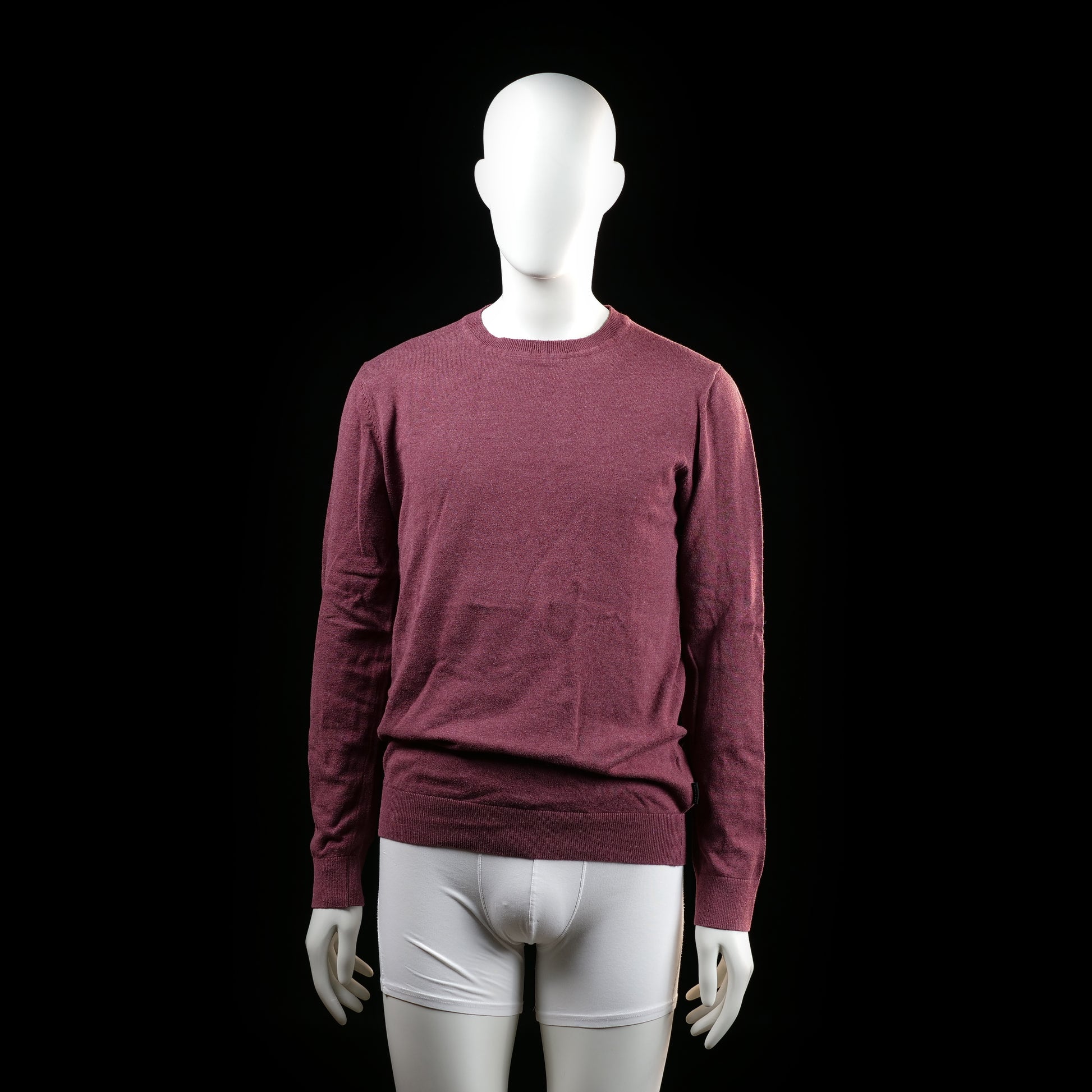 Saint Steve - sweater - Burgundy - (Storlek: L)