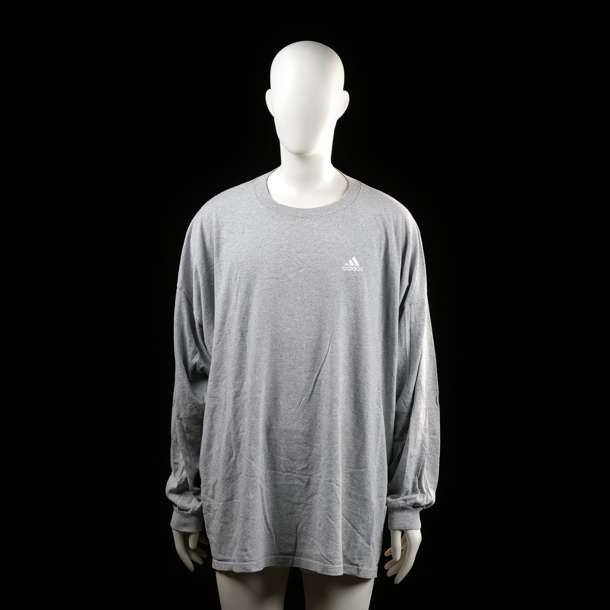Adidas - long-sleeve top - Gray - (Storlek: 3XL)